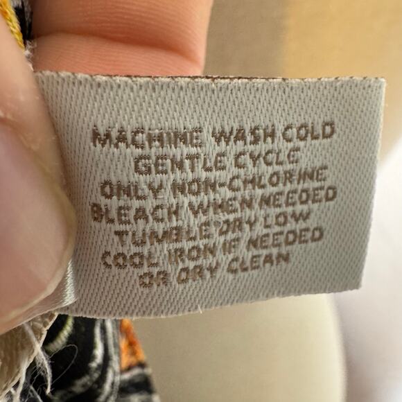 Chico's Size 3/XL Tribal Chevron Print Sleeveless Twist-Front Maxi Dress - Picture 5 of 7